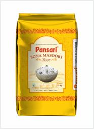 Pansari  Sona Masoori Steam Rice 30KG