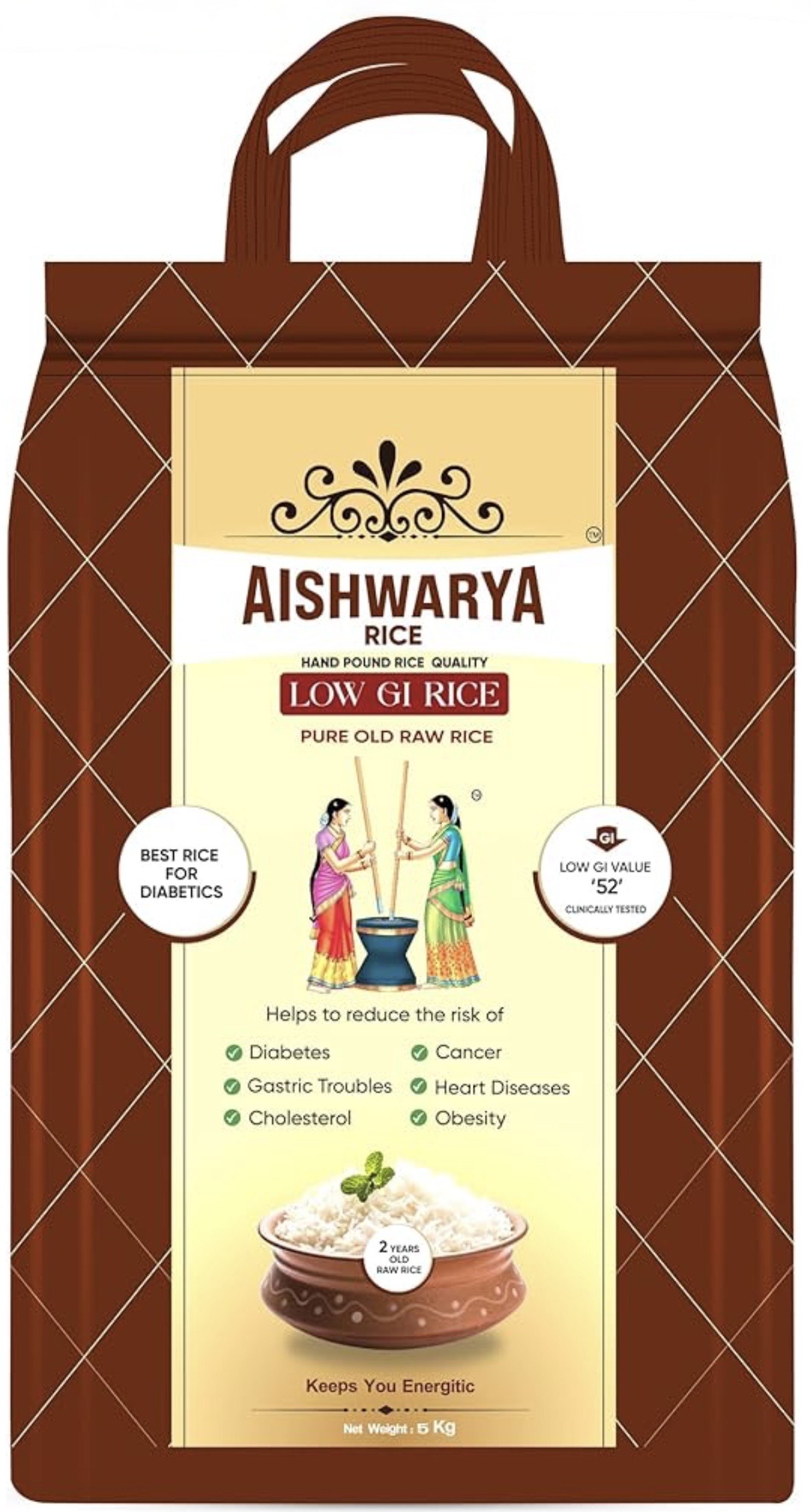 Aishwarya LOW GI rice For Diabetic 5 KG