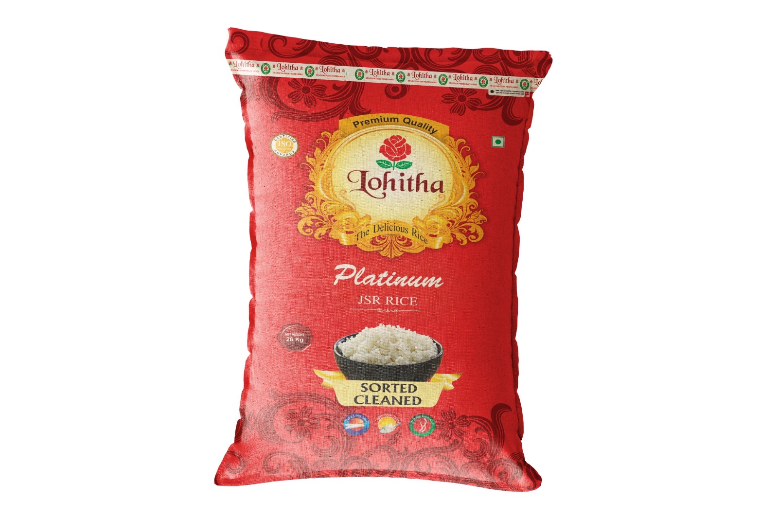  Sri Lohitha Platinum JSR/Kolam Raw Rice 26 Kg