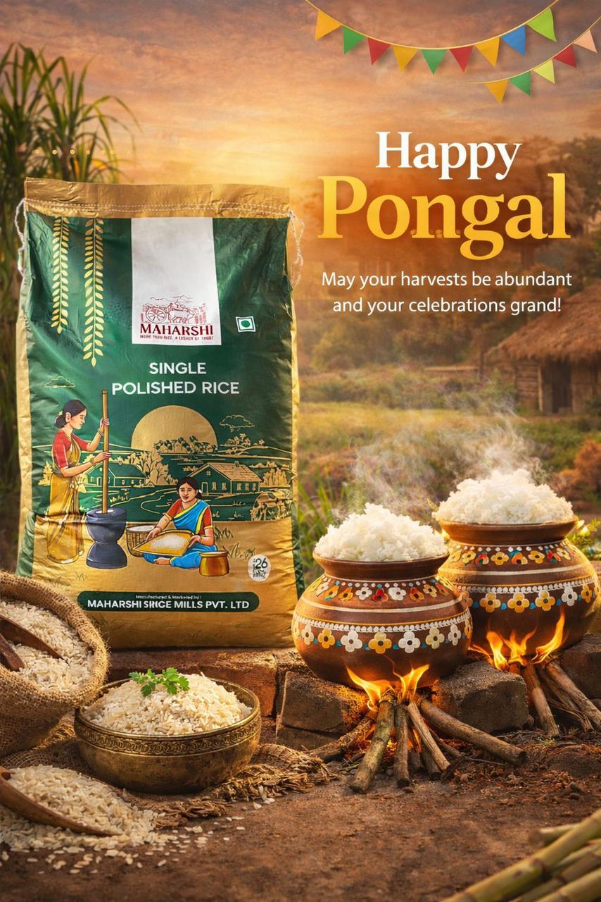 Maharshi Single Polish Rice 26Kg