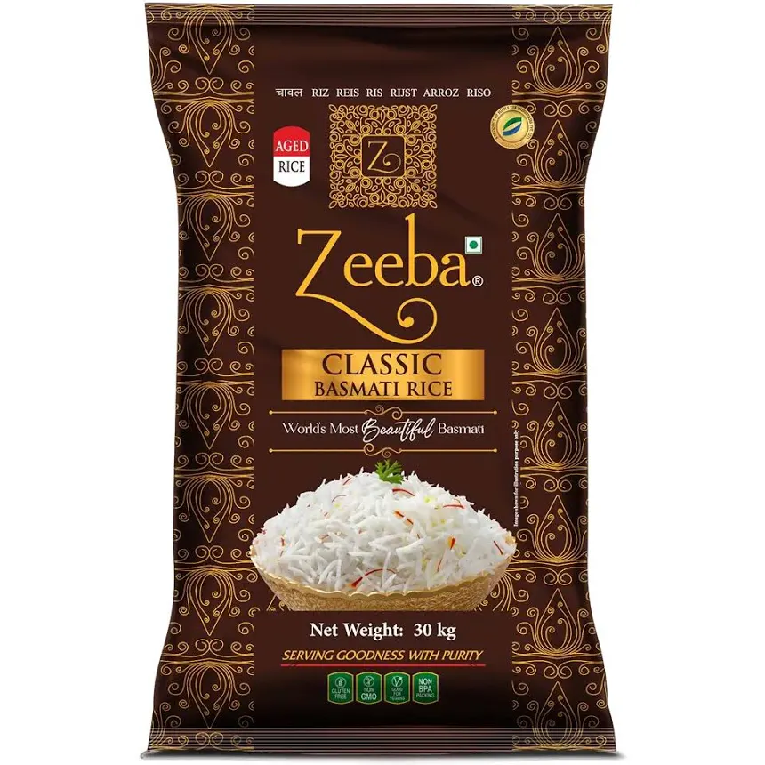 Zeeba Classic Basmati Rice 30 Kg