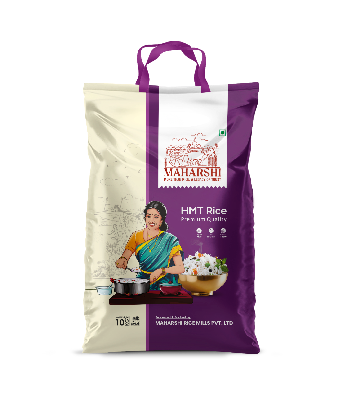 Maharshi HMT Steam Rice 10Kg