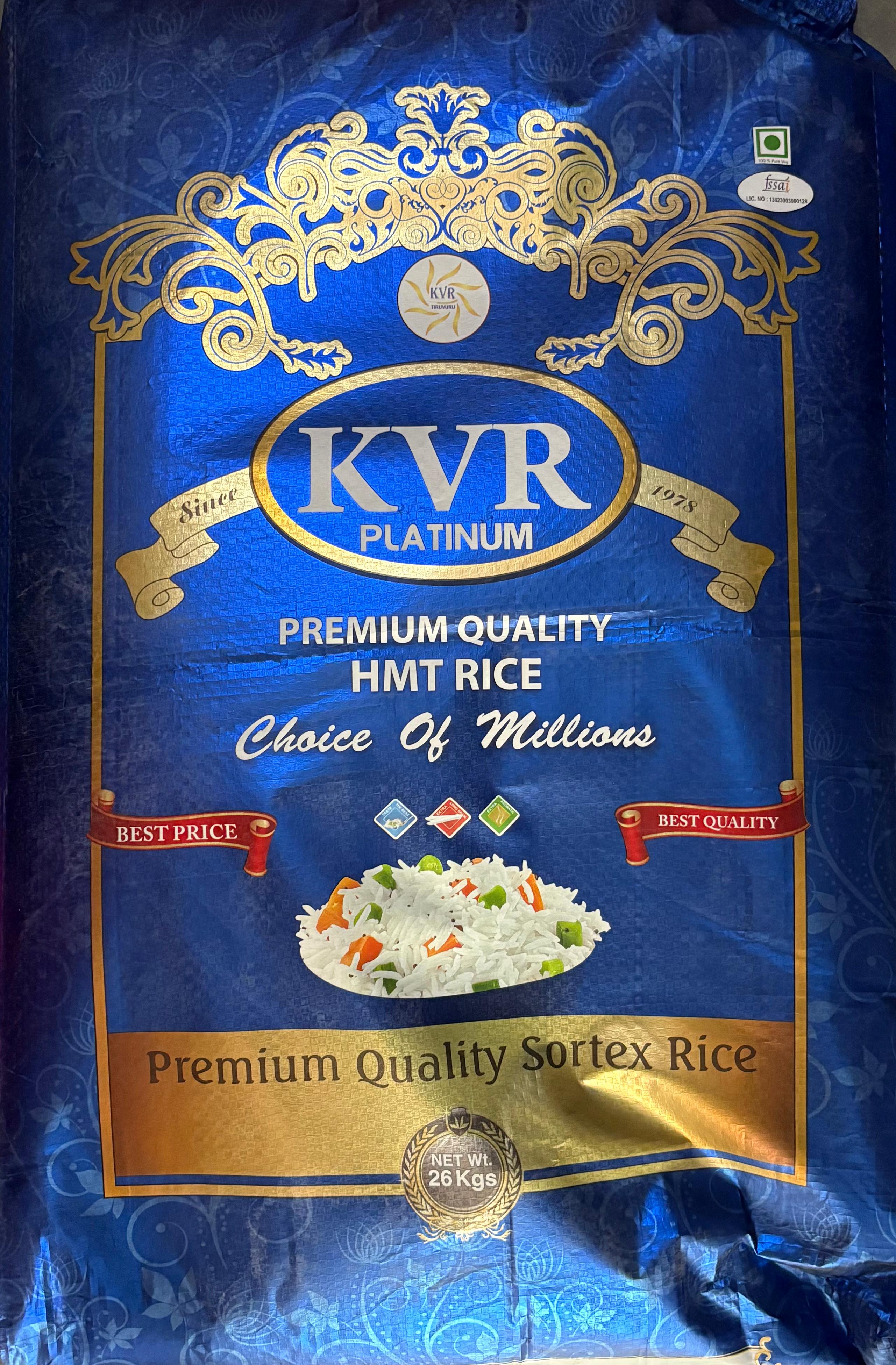 KVR Premium Quality HMT S team Rice 26 KG