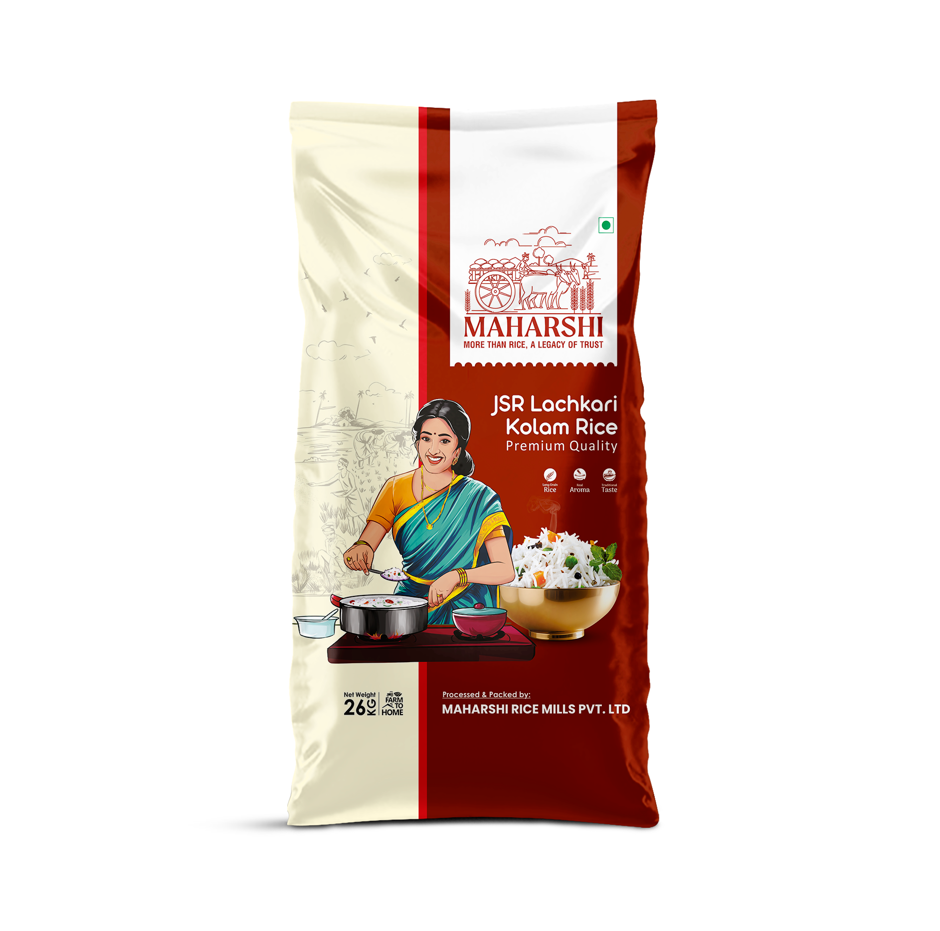 Maharshi JSR Steam Rice 26Kg