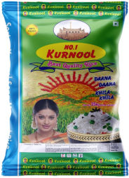 Kurnool sona masoori raw rice 26 kg