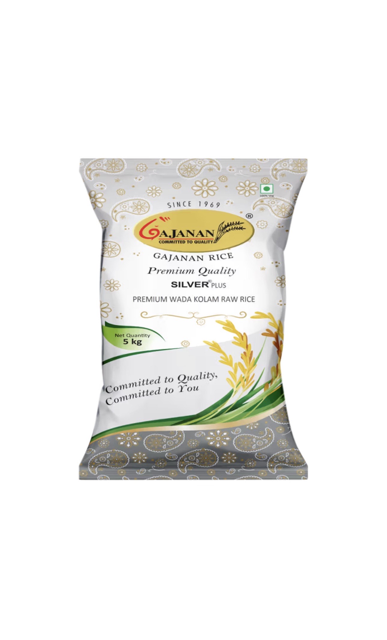 Shree Gajanan JSR Wada Kolam Raw Rice 5kg